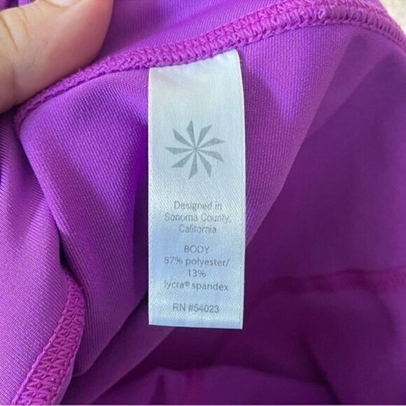 Athleta Purple Sonar Capri M - Picture 5 of 9